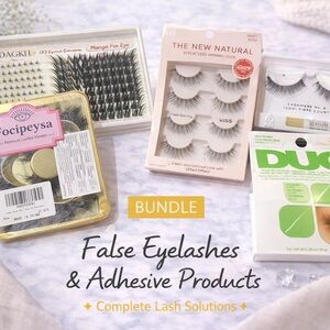Bundle of False Eyelashes and Adhesive Products M150